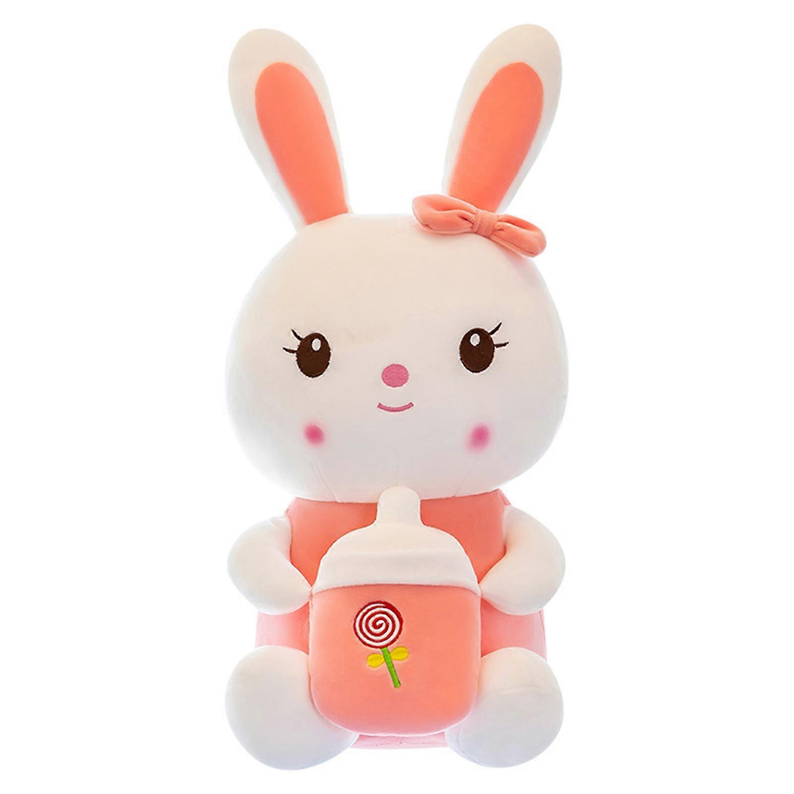 Cute Rabbit Plush Toy Stuffed Animal Doll Soft Comfortable Skin-friendly Plush Toy for Kids Birthday Children\'s Day Gifts