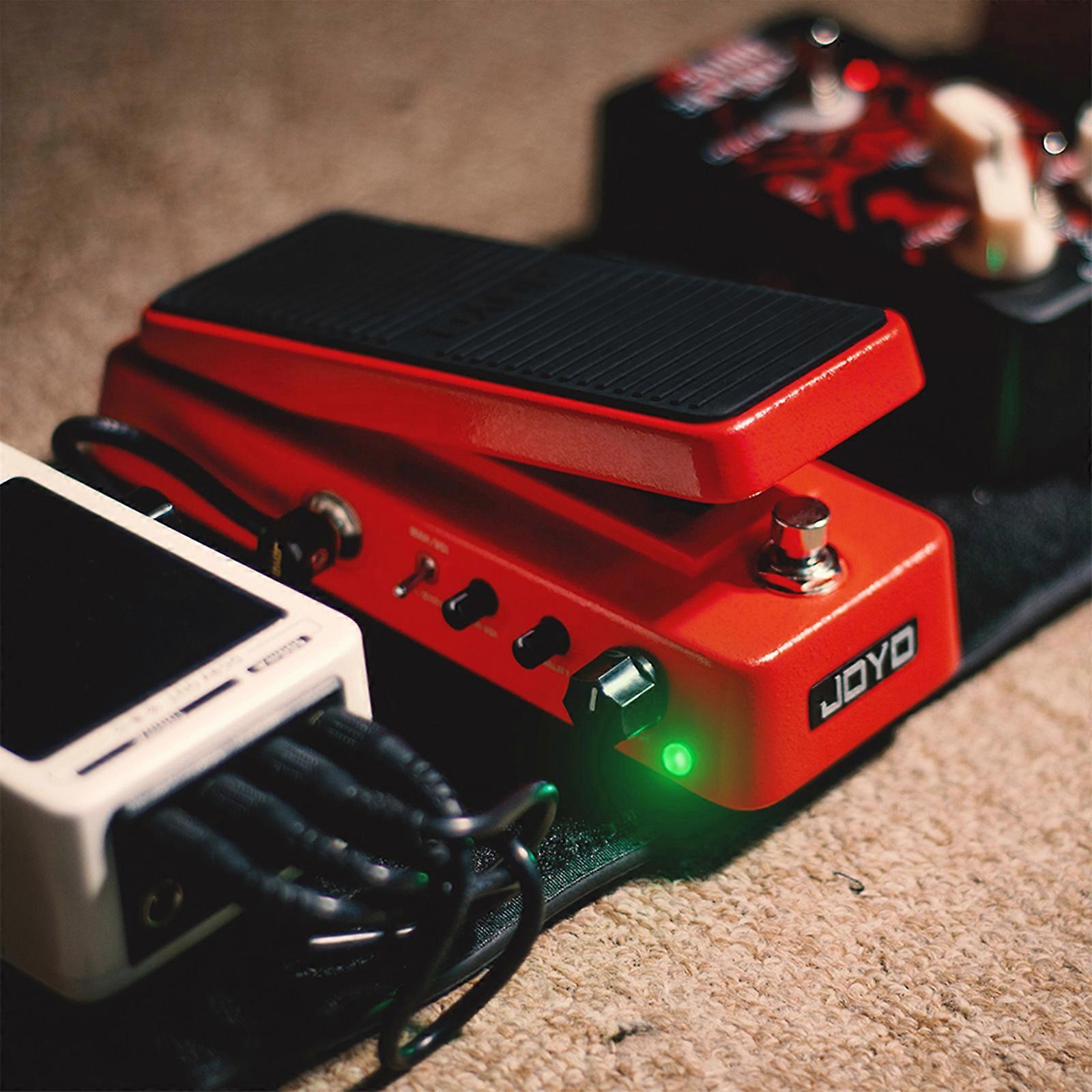 JOYO Gitar WAH Pedal Efek WAH-II Multi-Mode Volume Gitar Pedal Multi-Fungsional WAH-WAH VOLUME Suara Fungsi Q Nilai Tombol