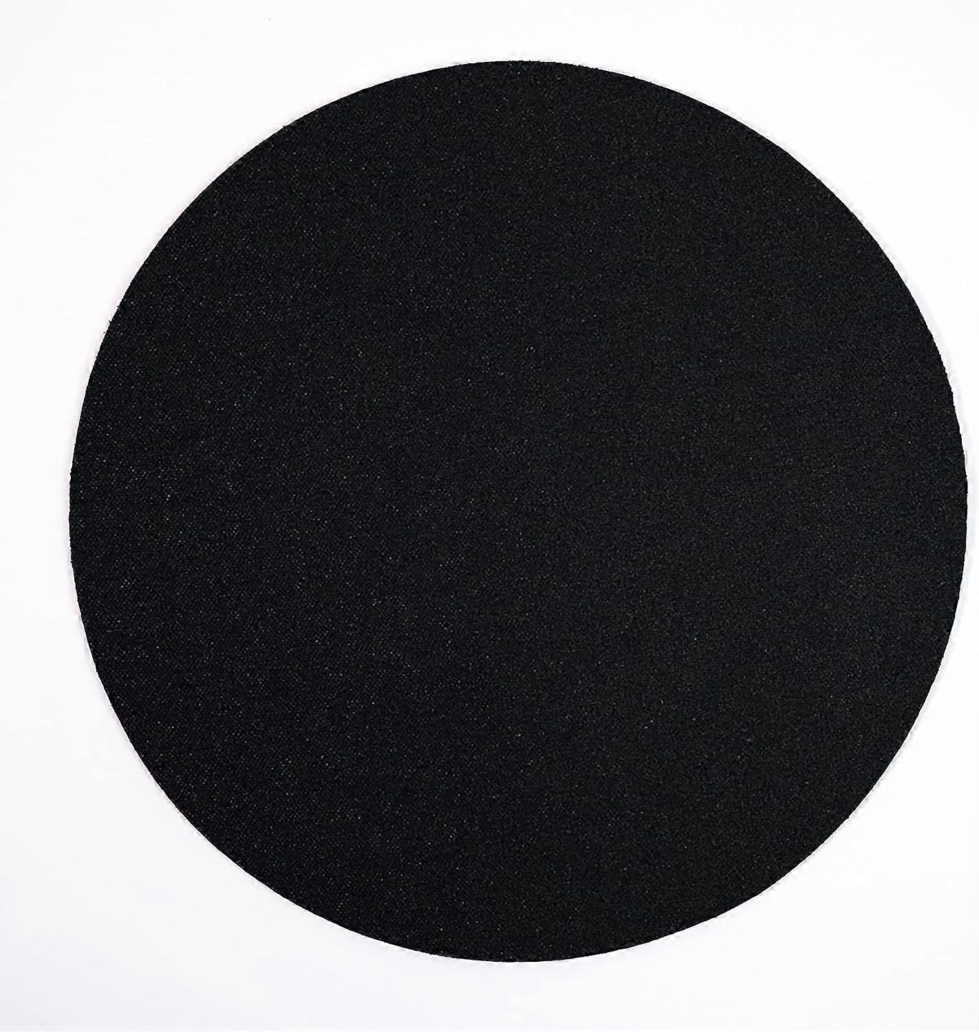 Round Mouse Pad -  22cm - Non-Slip Round Mouse Pad - Seamless Edges - Improves Speed and Accuracy, All Mouse Types Ideal for PC - Black Mouse Pad,2024