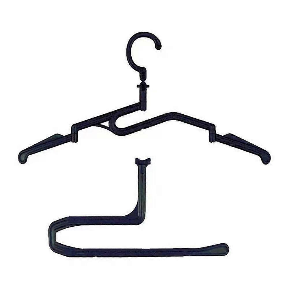 10PCS Quick Storage Clothes Rack Home Organization Storage Foldable Clothes Rack