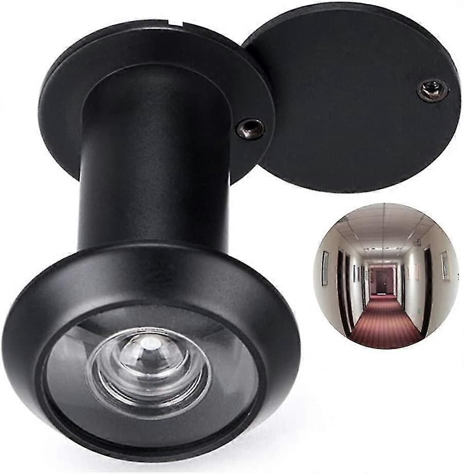 Door Viewer, Peephole With Rotating Privacy Cover, 220 Degree Wide View Angle Spy Hole Heavy Duty Solid Brass For 1-3/8" To 2-1/6" Doors For Home Offi
