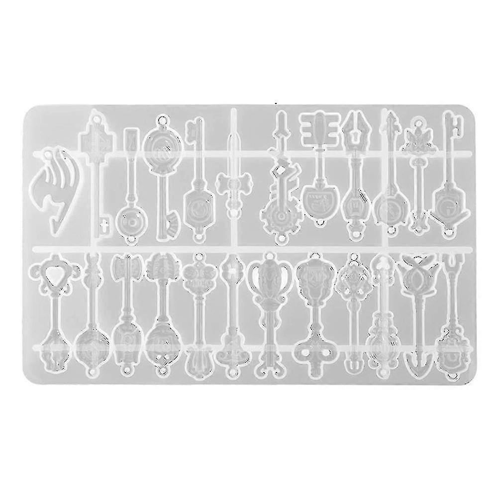 Keys Pendant Resin Casting Mold Compatible With Making