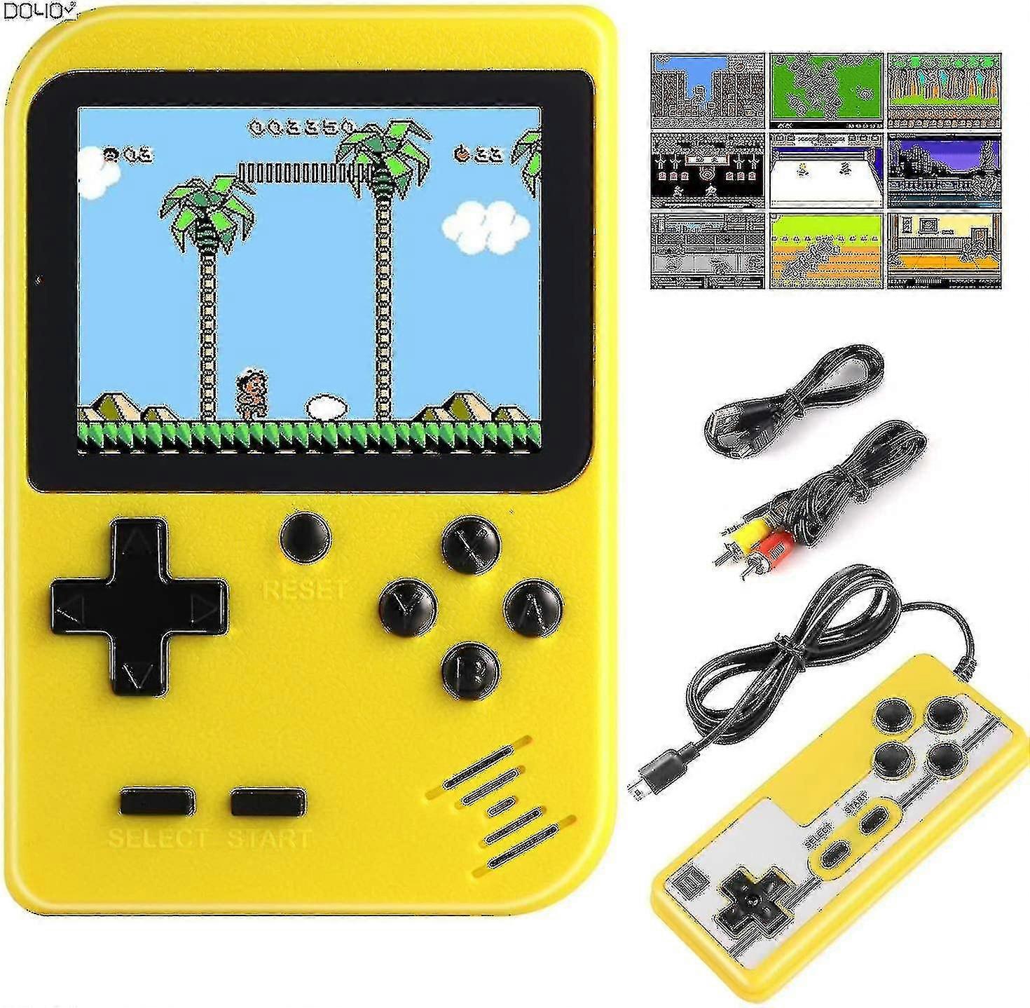 Retro Video Game Handheld Console With Av Cable