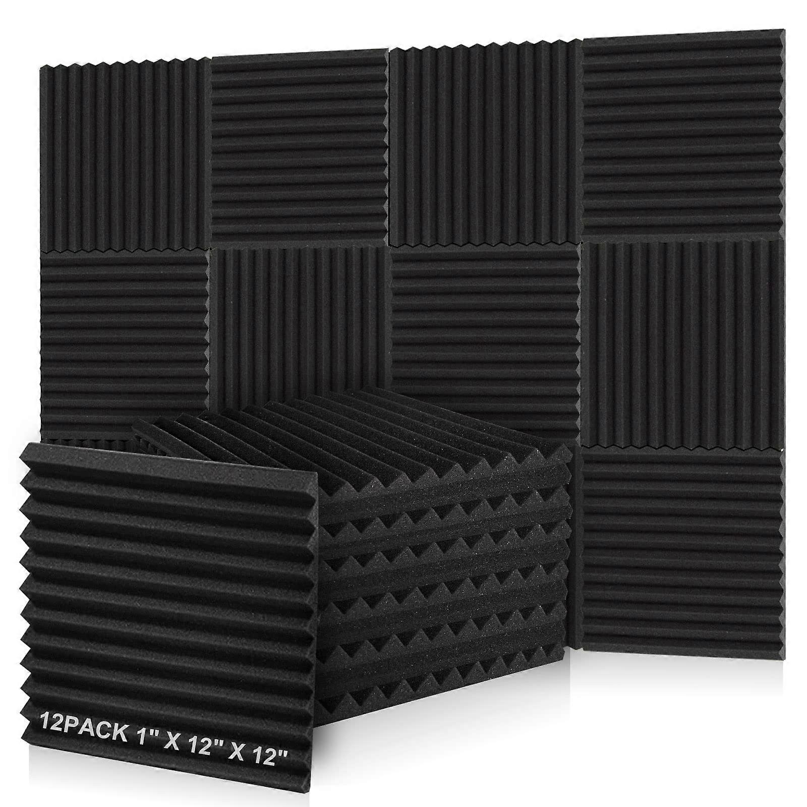 10PCS Soundproof Foam Cotton Fireproof And Noise Reduction Panels for Recording Studio, Study and Meeting Room