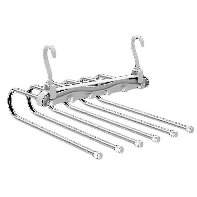 Folding Magic Pants Hangers Space Saving