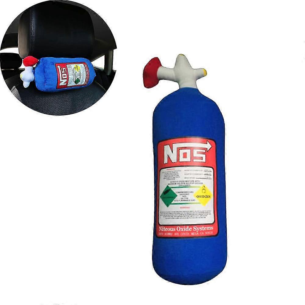 Nitrous Oxide Bottle Pillow Car Decor Backrest Pillow Creative Plush Pillow