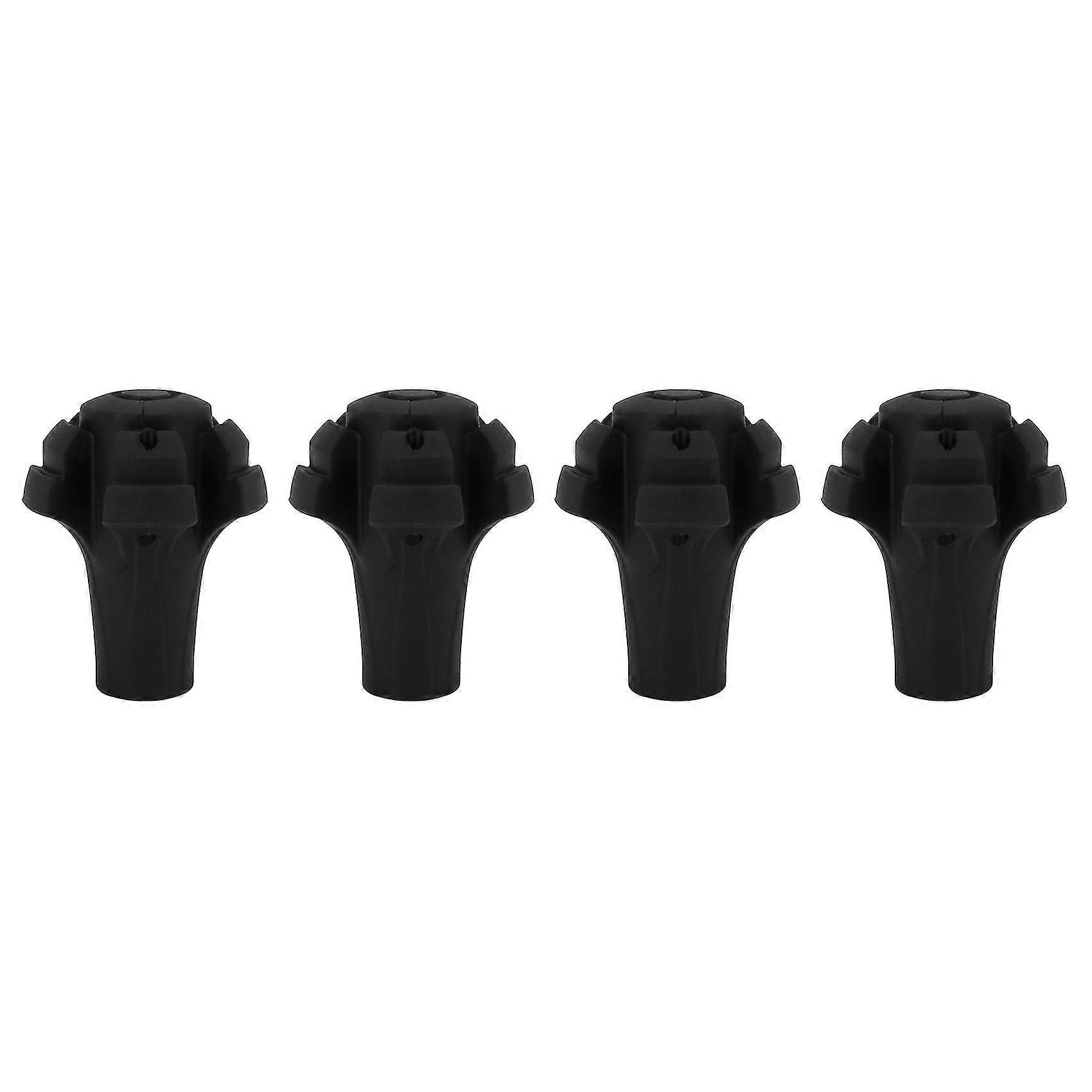 Four Pack Of Extra Durable Rubber Replacement Tips (replacement Feet/paws / Ferrules/caps) For Trek