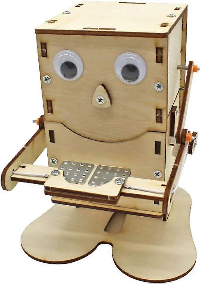 DIY Technology Robot 3D Wood Corner Swallow Robot Puzzle Toy Scie