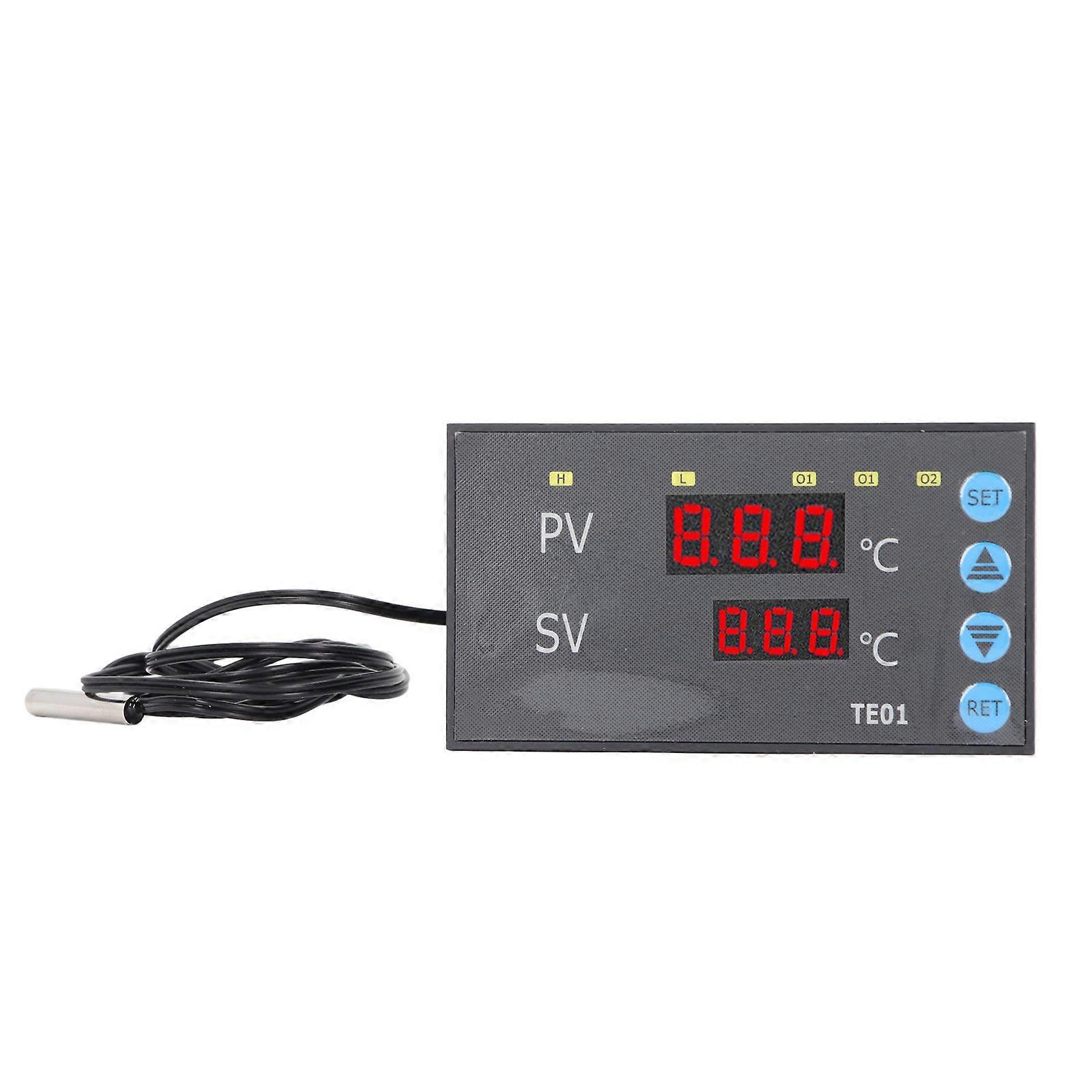 Digital Temperature Controller DC24V ?50~120 Thermostat Regulator High Accuracy Control Switch