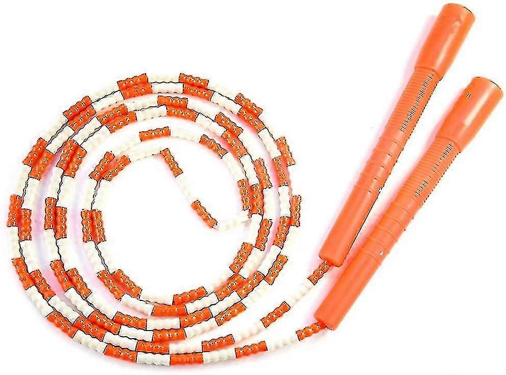 Jump Rope - Soft Beaded Segment Skipping Rope - Adjustable Tangle-free Fancy Rope For Workout