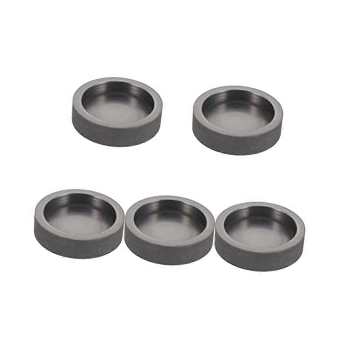 5pcs Graphite Tank Circle Stencils Ingot Molds For Casting Metal Graphite Ingot Mold Small Graphite