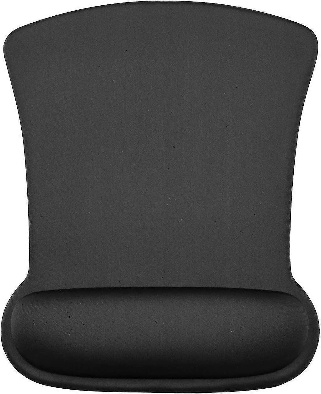 Tapis de souris en gel avec support de poignet Repose-poignets 12.09.251.50 pouces (noir, 1 pack)