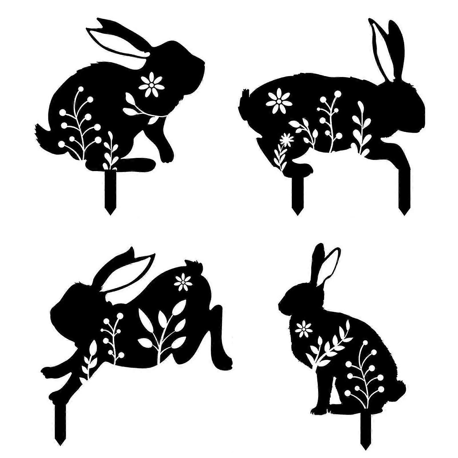 Easter Rabbit Yard Sign - Decorative Pathway Markers