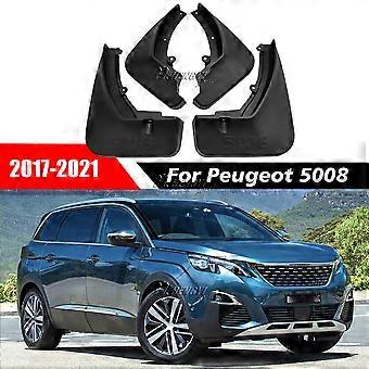 4 pz/Set Paraspruzzi Paraspruzzi Paraspruzzi Parafango Per Peugeot 5008 2017-22 Pre-Facelift