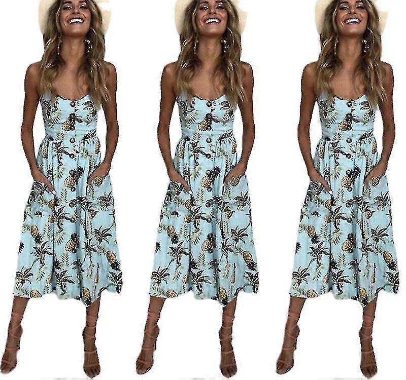 Pineapple Pattern Womens Dress