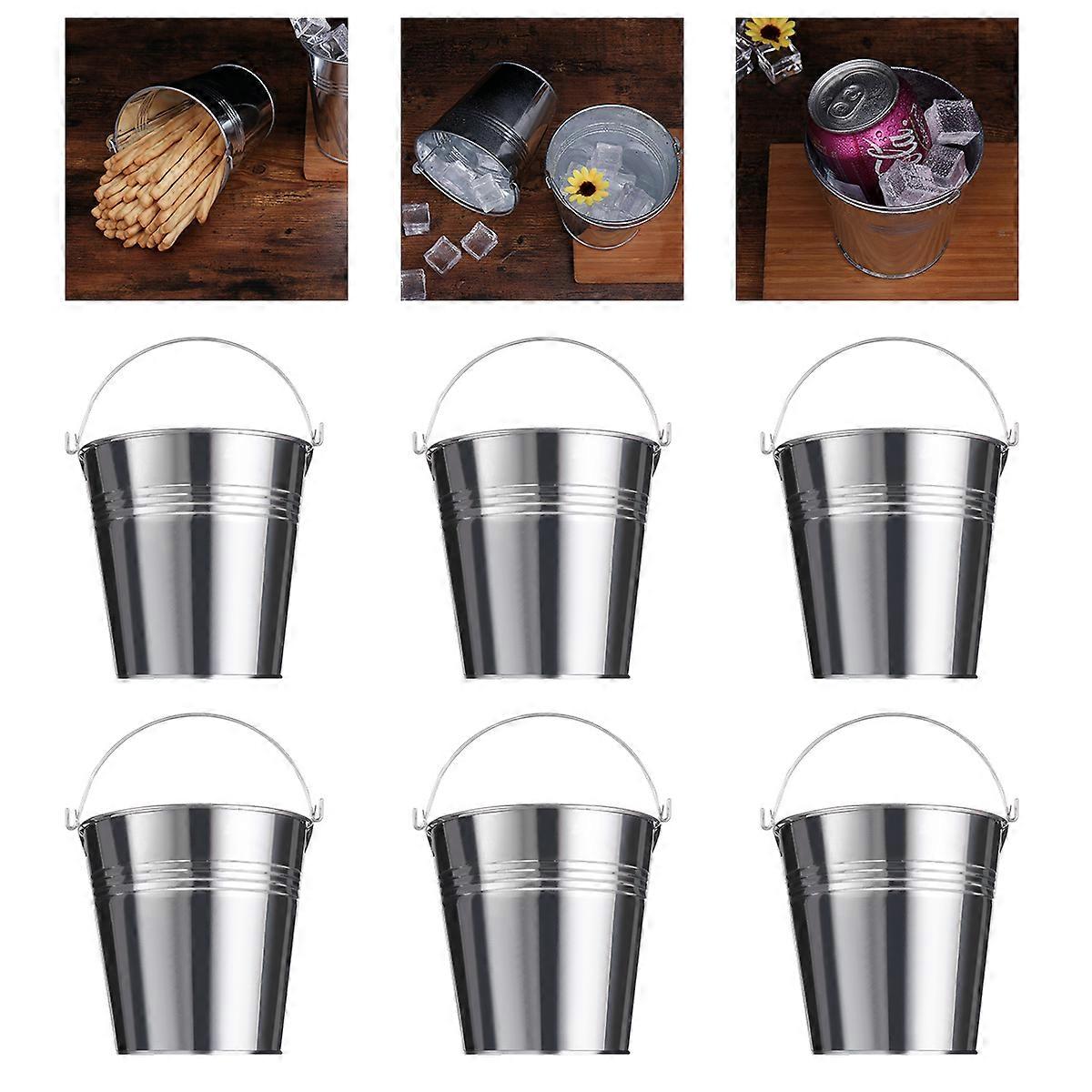 Geschenkbehälter Blecheimer Metalleimer Eimer Mini Eimer Getränkeeimer Partys