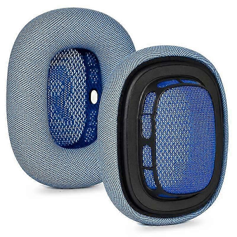 Replacement Leather Earpads For Max Headphones Memory Foam Sleeve Earphone Earmuff(blue)
