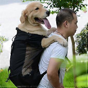 Zaino Trasportino Per Cani 43 Cm – Borsa Da Viaggio A Zaino Con Spallacci Ergonomici, Rete Traspirante, Impermeabile, Per Cani Medi E Grandi Fino A 30 Kg