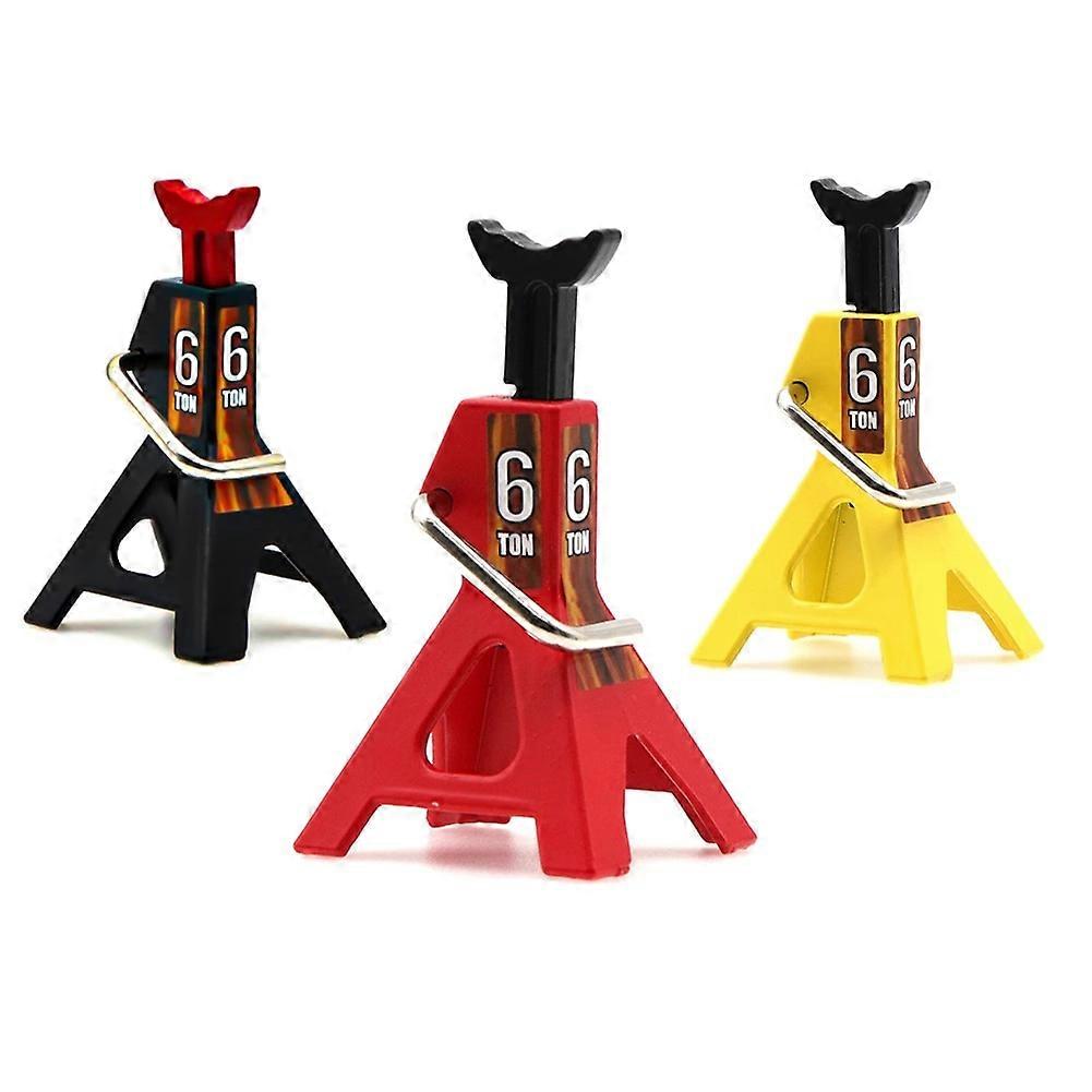 6 Ton Floor Simulation Jack Stands Pair Rack For Remote Toy Car Truck Tire Change Lifting Support Scene Accessories Simulation