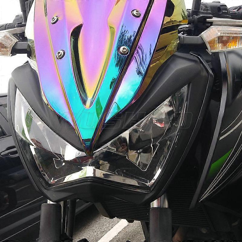 Motorcycle Double Bubble Windshield WindScreen Screen For 2013 2014 2015 2016 2017 2018 Kawasaki Z250 Z300 Z 250 300 Black Smoke