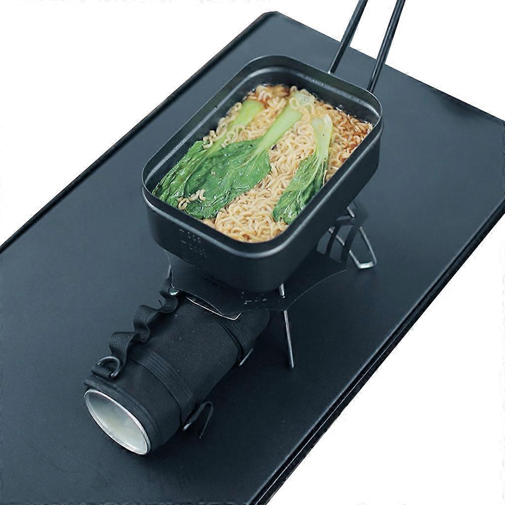 Foldable Handles Lunch Box Portable Bento Box Lightweight Aluminium Lunchbox