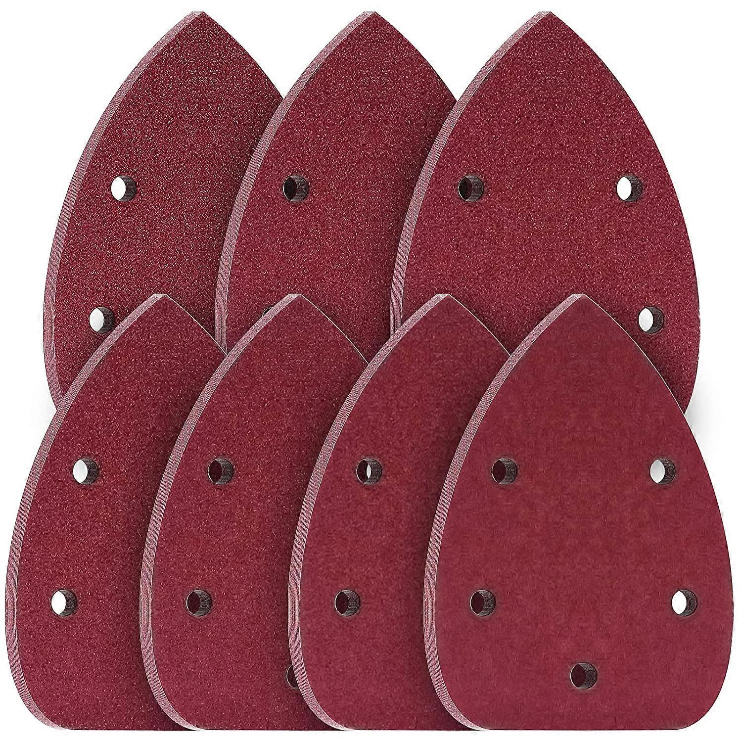 Triangular Sandpaper 10 x 40/60/80/120/180/240/400 Triangle Sanding Disc 70 Pieces for Sander