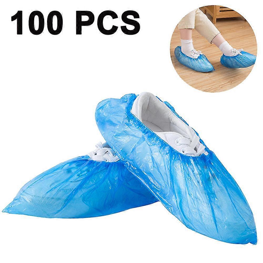 Shoe Covers Disposable, 100 Pack (50 Pairs)