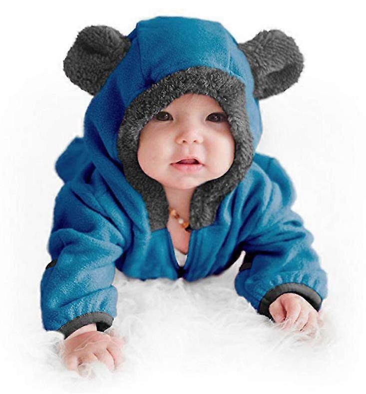 Infant One Piece Kids Hooded Outerwear Toddler Jacket