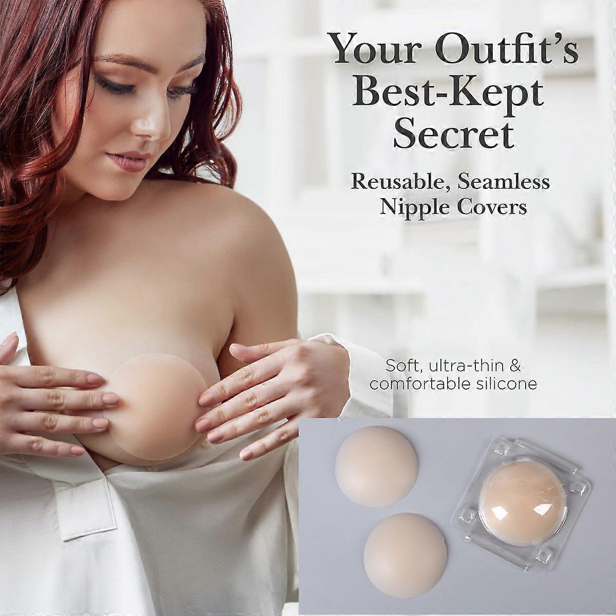 1Pair Women's Invisible Lifting Upright Breathable Nipples Invisible Bra Tape