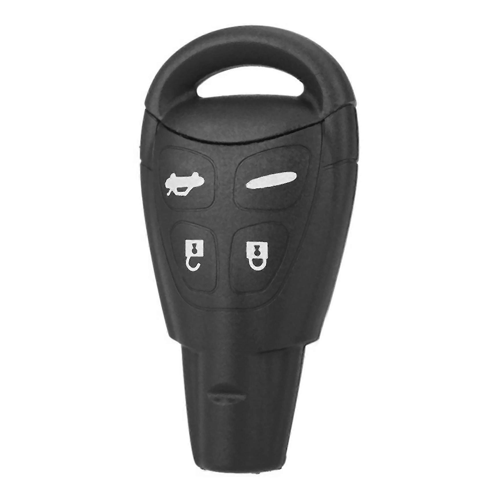 2x Replacement 4 Buttons Keyless Entry Remote Car Key Fob Shell Case Cover And Button Pad With Inse