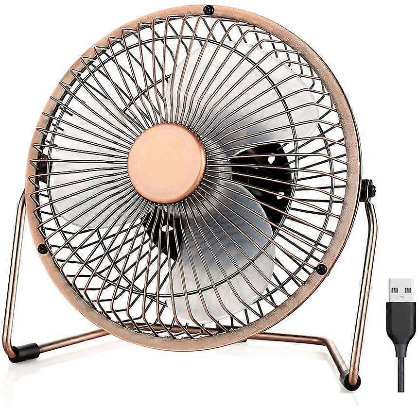 USB-metallituuletin, pronssi