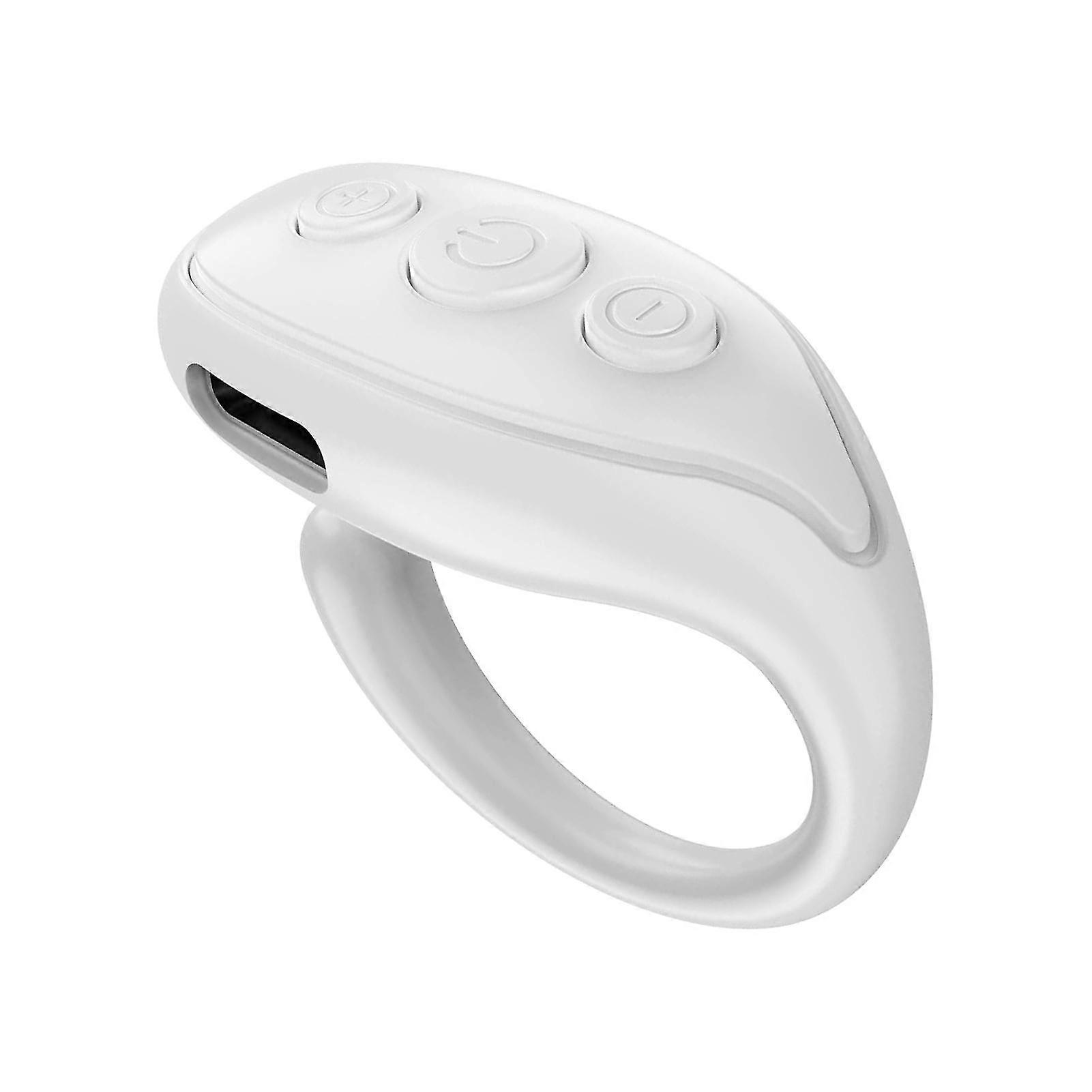 Wireless Remote Control Page Turner Durable Scrolling Rechargeable With Rings Design Recording Video Selfie Clicker