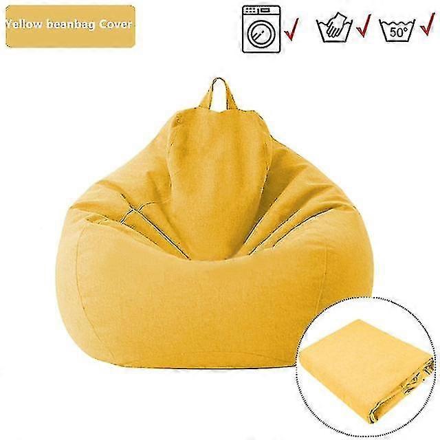 Lazy Beanbag Sofas Cover Without Filler Lounger Seat Bean Bag Puff Asiento Couch Tatami Chairs Covers