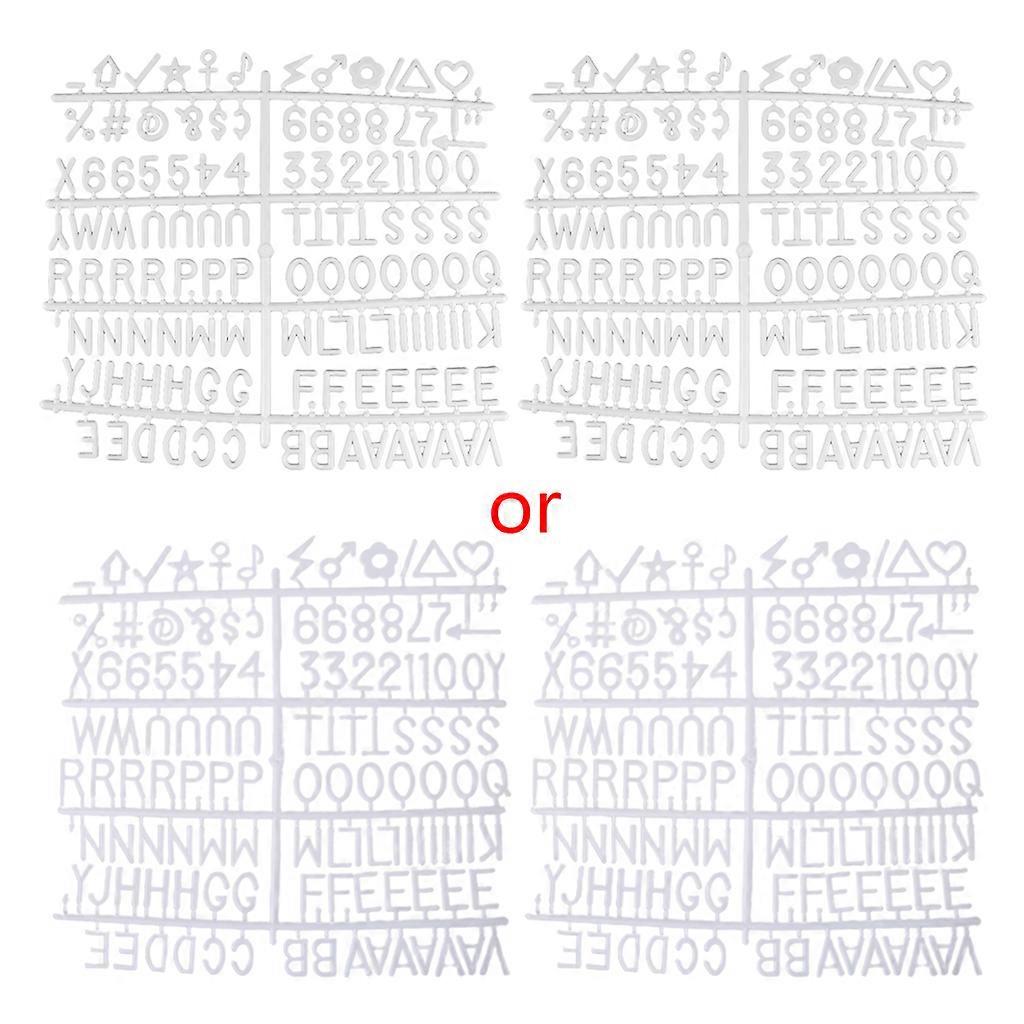 126pcs Plastic Letters Set Numbers Special Characters Words for Letterboards