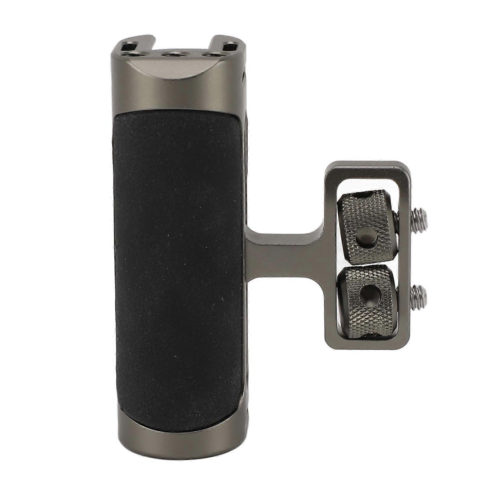 Universal Camera Cage Side Handle with Adjustable Height and Versatile Mounting Options