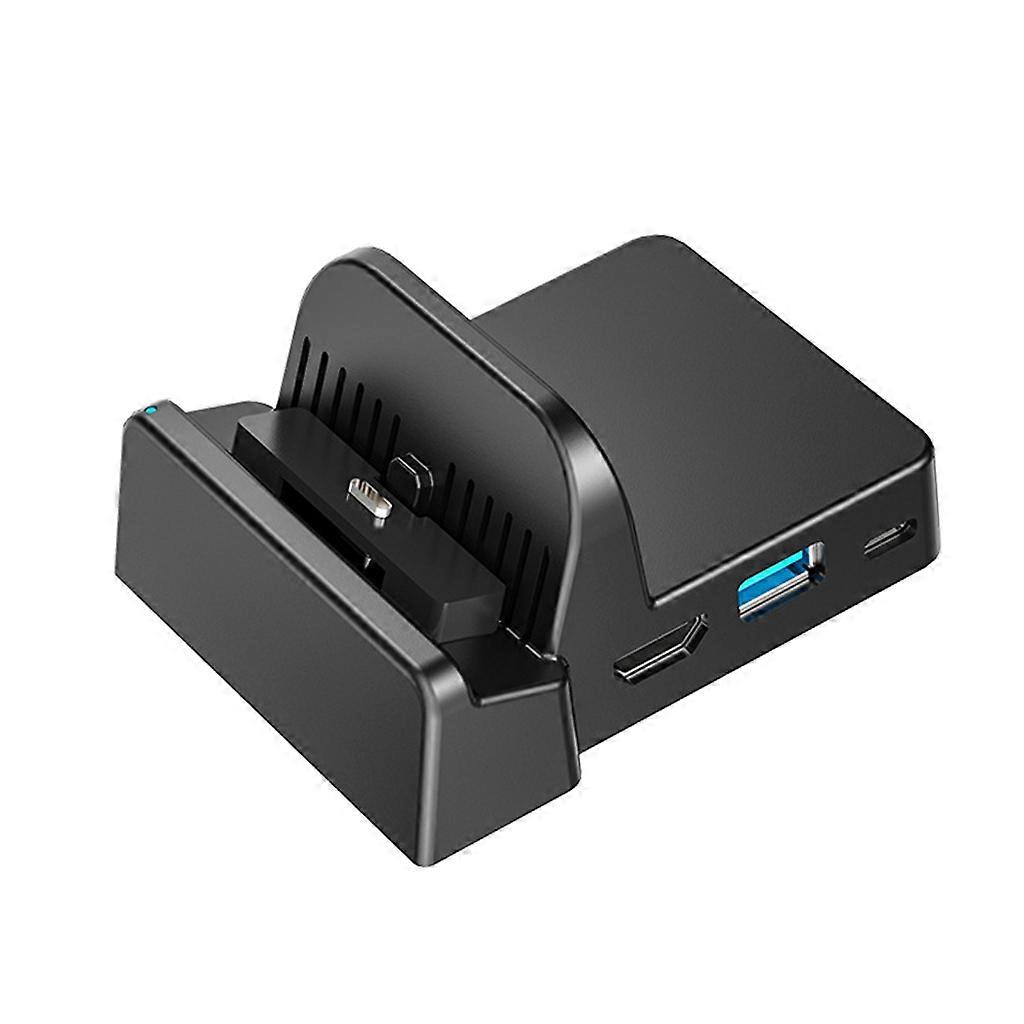Dock de TV para docking station NS com porta compatível com HDMI/USB 3.0/USB-C/USB2.0x2