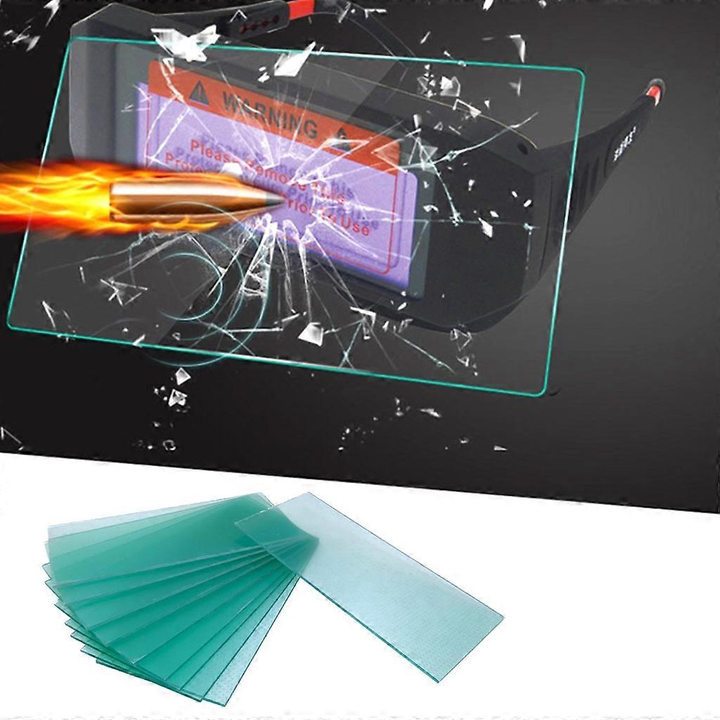 Welding Face Shield Replacements - 10 Anti-Scratch PC Mirror Sheets