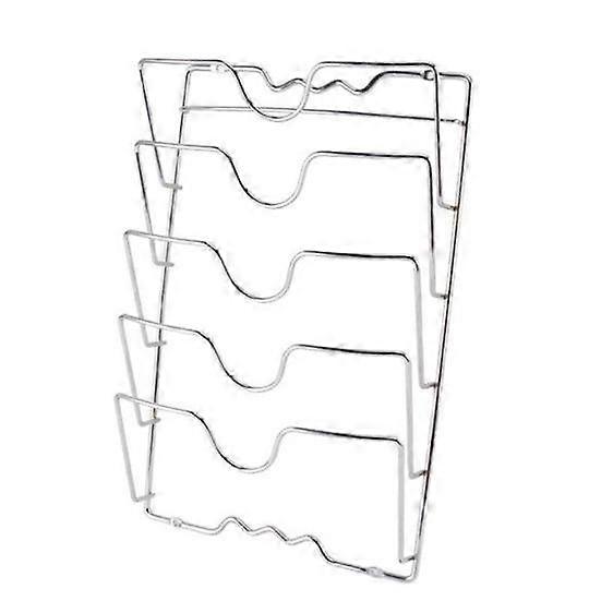 Yousheng Kitchen Organizer Rack Wall Hanging Pot Cover Rack Five-Layer Pot Lid Metal Rust-Free Multifunctional Rack Pot Lid Storage Rack