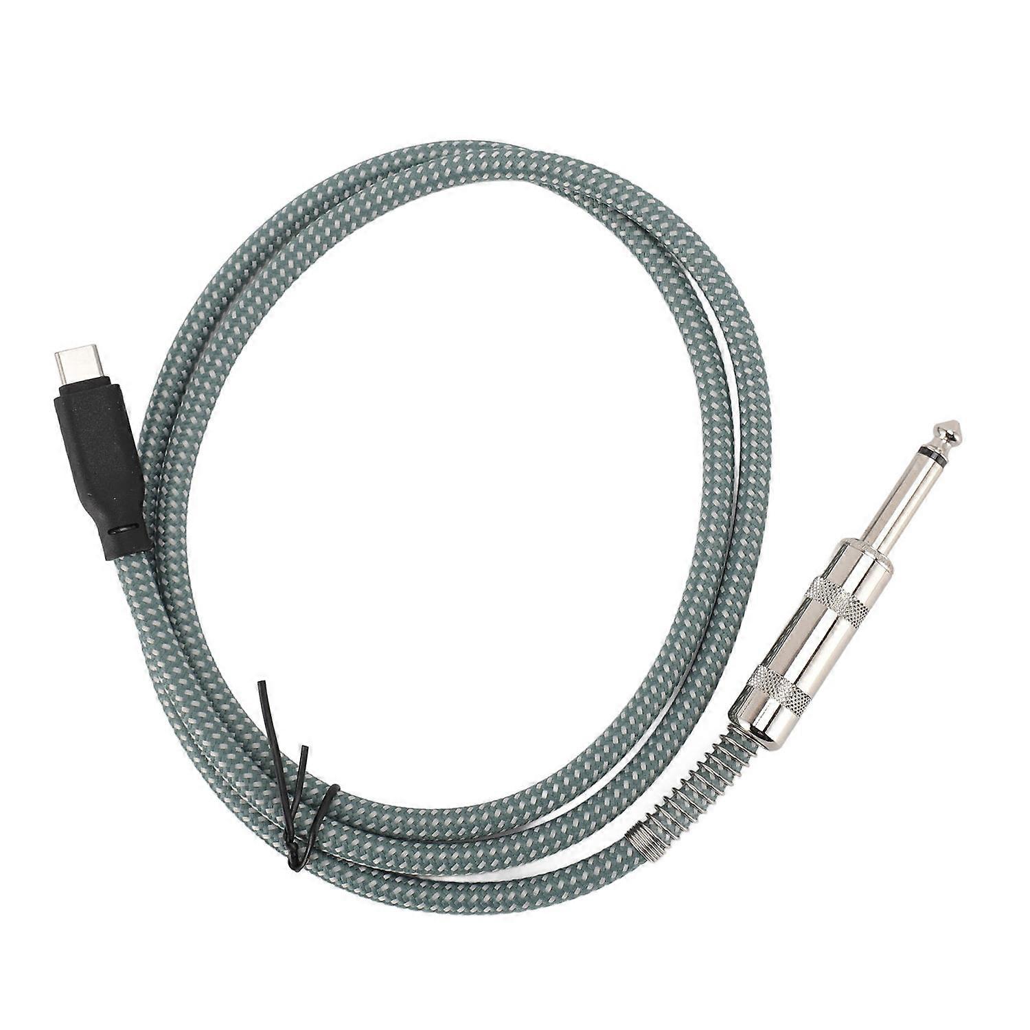 1/4 Inch to USB C Cable Male to Male Stereo 6.35mm to Type C Record Cord for Google Pixel 4XL for Ga