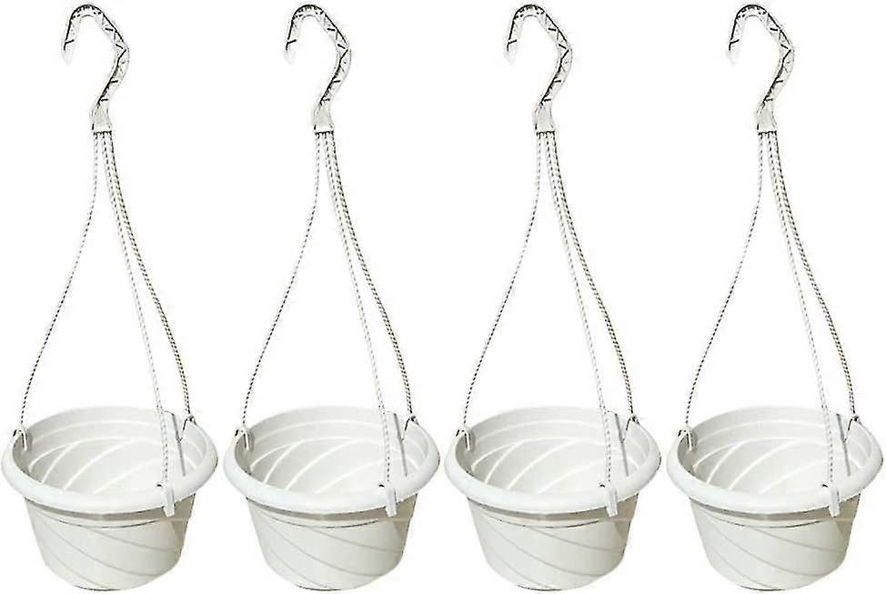 4pcs Hanging Planter Holder e Garden Balcony Decoration
