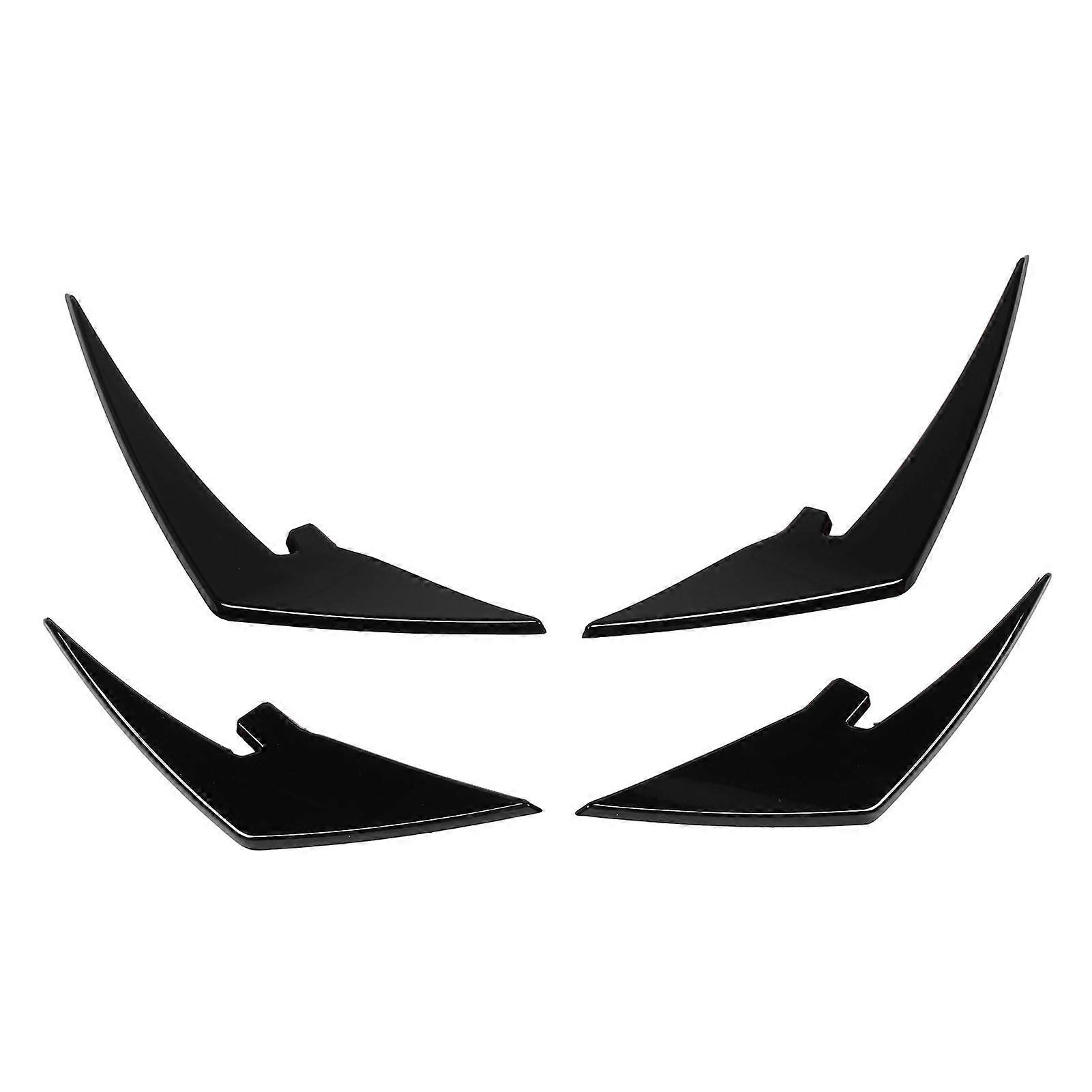 4pcs séparateur ailerons ABS léger pare-chocs avant corps spoiler canards garniture pour M3 M4 G80 G81 G82 G83