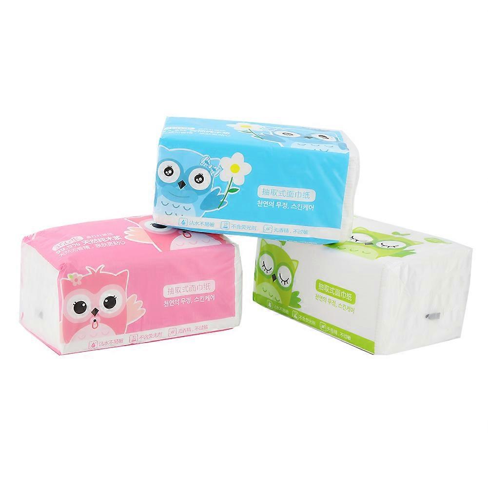 Original Color Disposable Bamboo Pulp Face Cleansing Paper Facial Tissue Pumping Paper