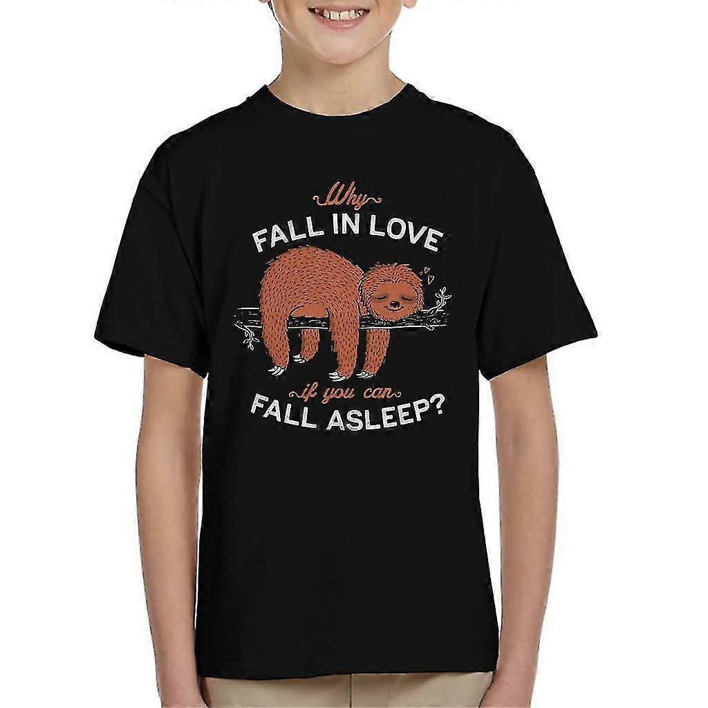 Fall Asleep Sloth Kid'S T-Shirt