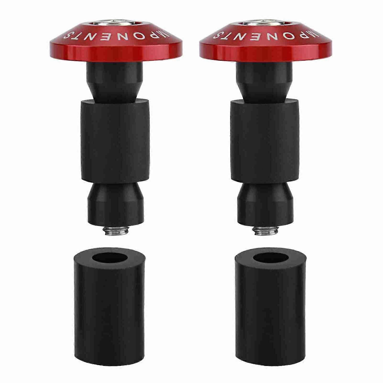 22mm 7/8" Motorcycle Handlebar Ends Caps for Off-Road Racing ATV Red