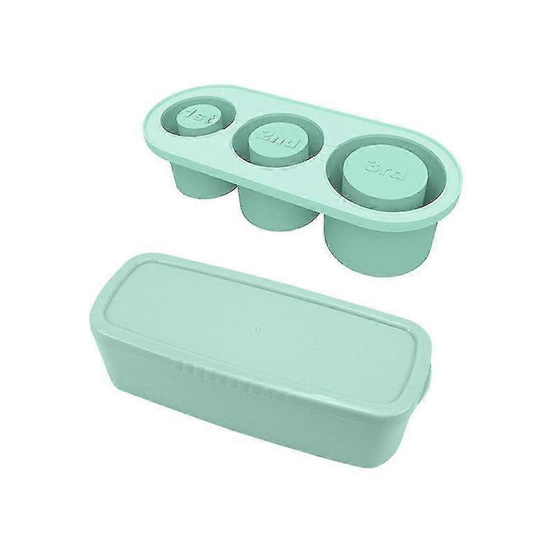 Ice Cubes Tray For Stanley, Silicone Ice Cubes Maker With Lid For Making 3 Hollow Cylinder Ice Cubes Molds-YKY416