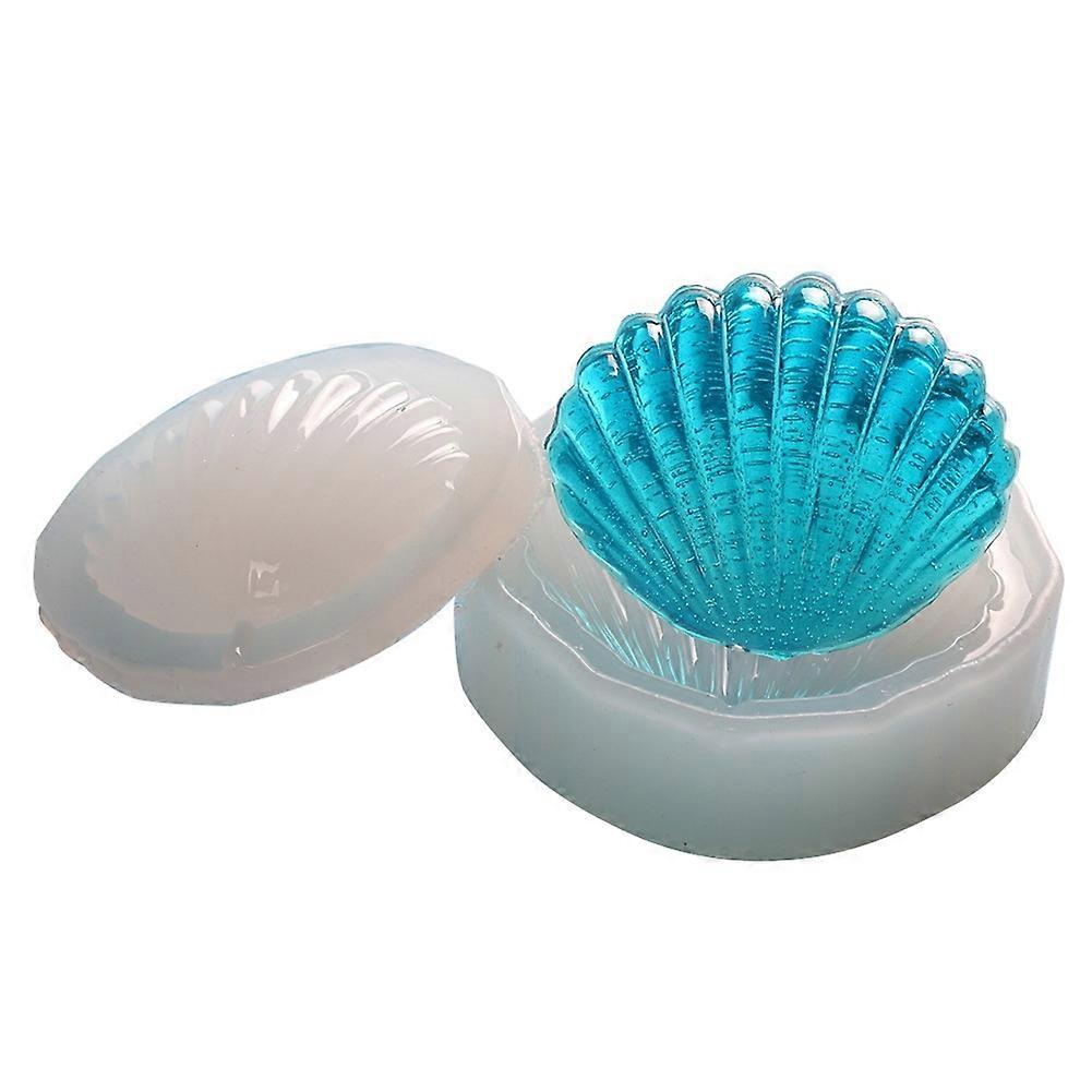 Shell Shape Silicone DIY Mold Fondant Cake Decorative Baking Soap Making Tool(50-591)