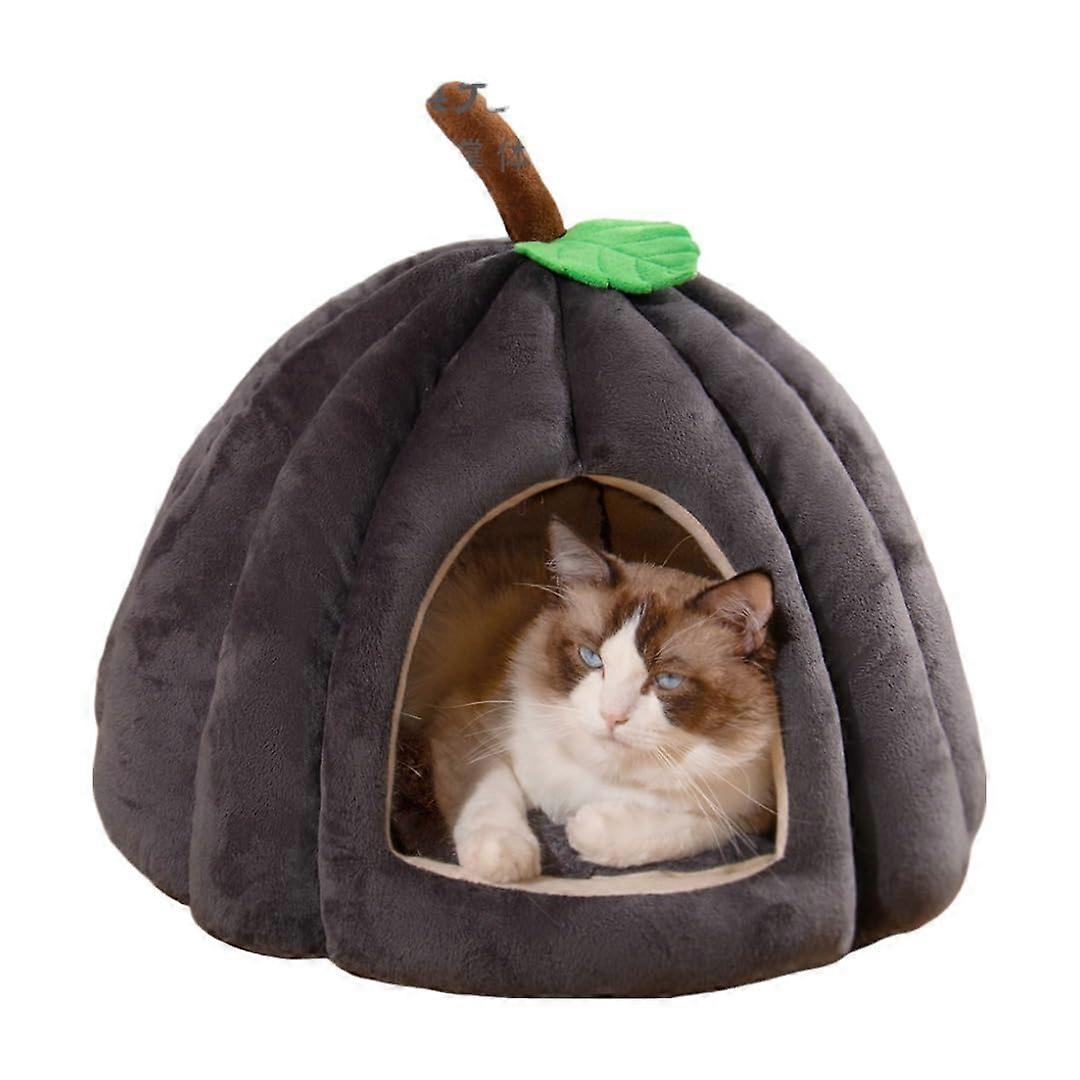 22-Inch Pumpkin Shaped Cat Nest for Cozy Resting