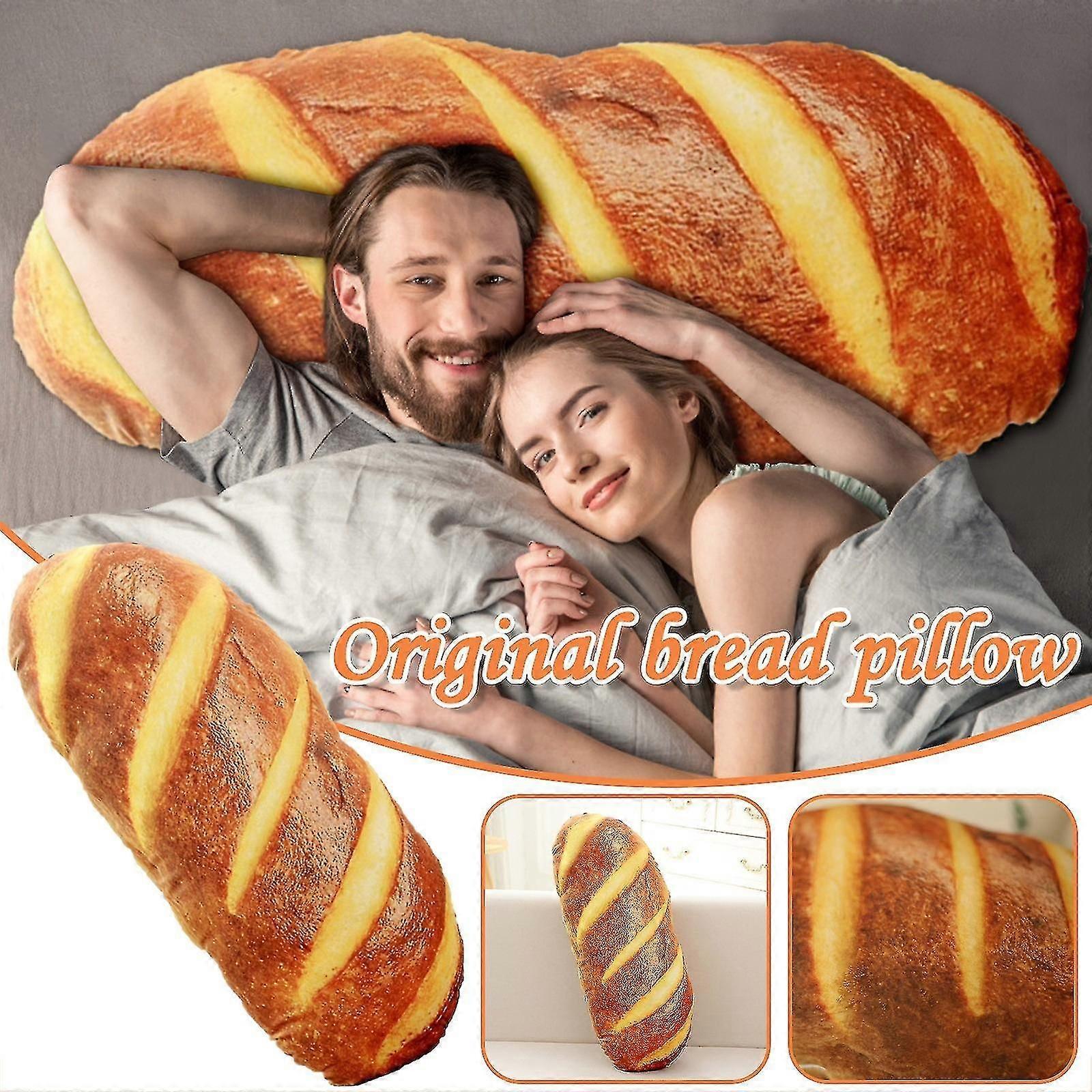 Cute Simulation Bread Shape Pillow Toys Gift Support Soft Cushion Home Decor