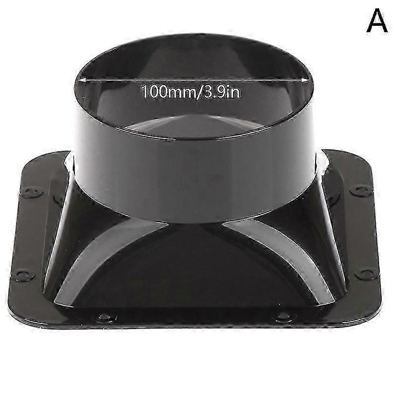 100-150mm Uzun Flanşlı Kanal Fan Hortum Konektörü Mutfak Davlumbaz Vantilatör Borusu Bağlantı Egzoz Çıkışı için Hava Havalandırma Adaptörü