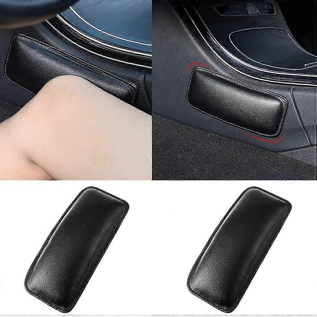 2 Pack Universal Car Center Console Knee Cushion Soft Pad, Door Armrest Protective Pad Soft Leather Armrest Pillow